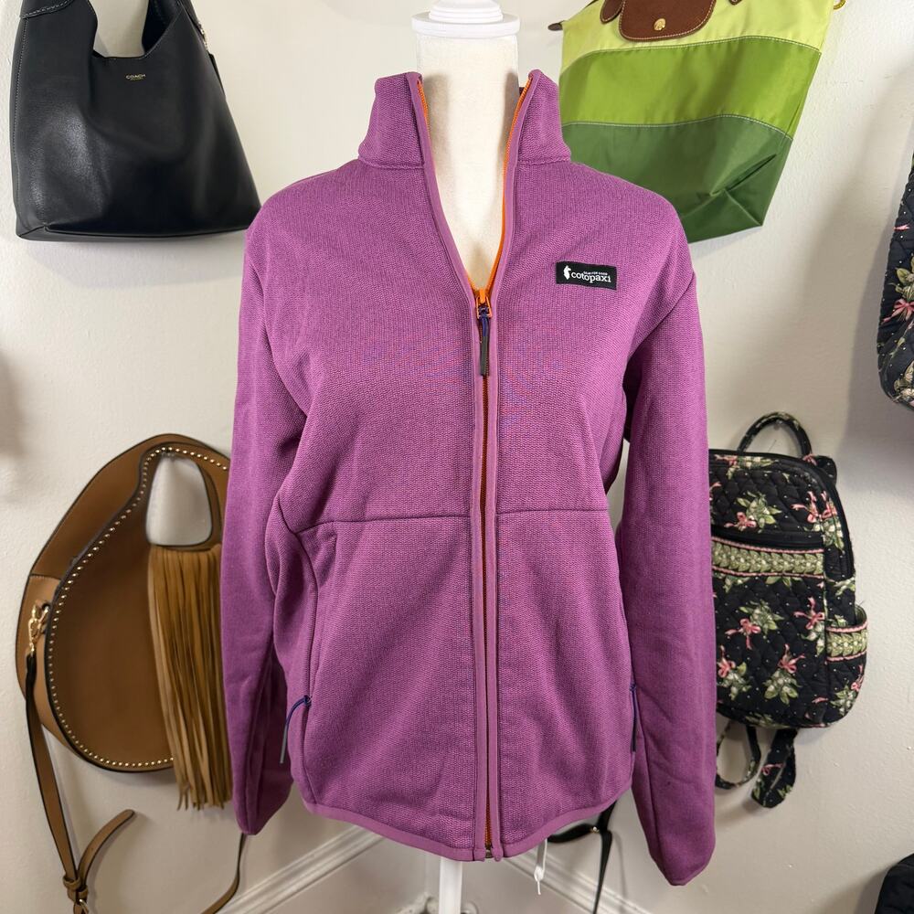 Cotopaxi Full Zip Sweater Fleece Jacket Purple Gorpcore Outdoor S